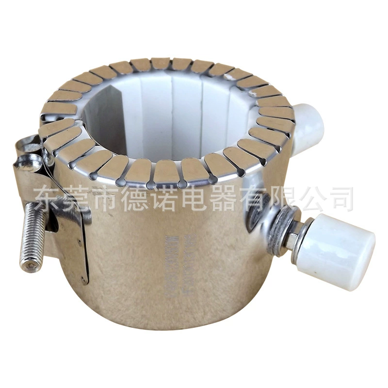 Гуандун Дунгуань керамическое нагревательное кольцо литьевая машина, керамическое электрическое нагревательное кольцо из нержавеющей стали полностью закрытое нагревательное кольцо