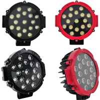 LED headlights, auxiliary lights, 12v, 24v, 51W