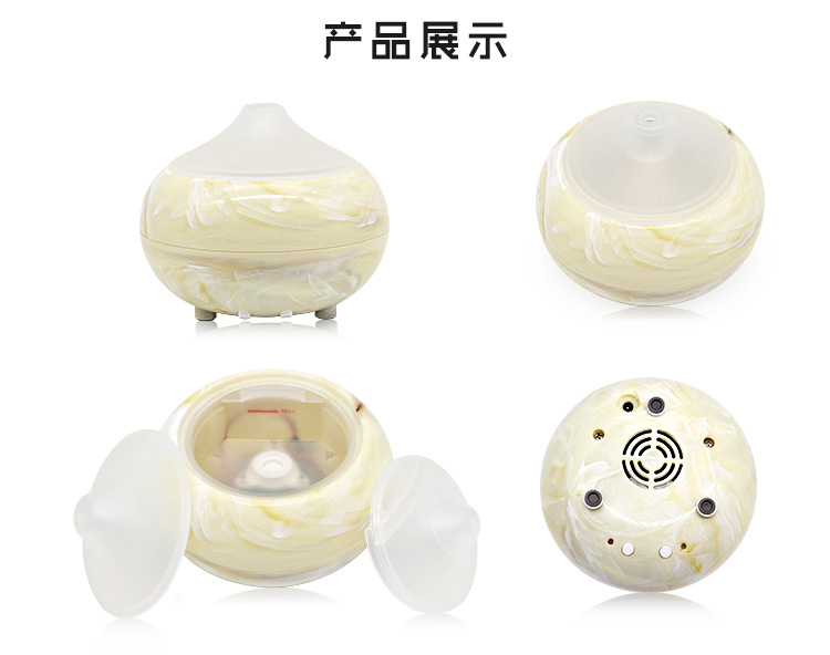 亚马逊新款空气净化加湿器 家用精油香薰夜灯雾化器usb扩散喷香机