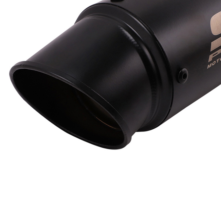 Directo de fábrica de la motocicleta adecuado para la modificación SC gran desplazamiento de la calle frito tubo de escape universal de la cola de la garganta 38-51mm