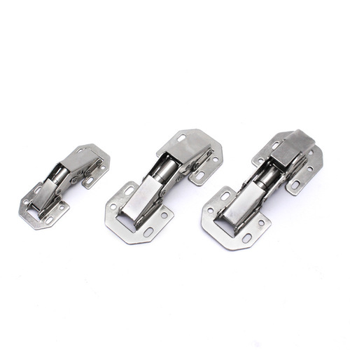 Left steel punching cold-rolled steel hinge cabinet door hydraulic ball bearing silent hinge hardware wholesale