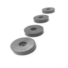 低彈性橡膠擋圈在SUS304板上熱粘而成型號TUPWH8-12防震墊圈