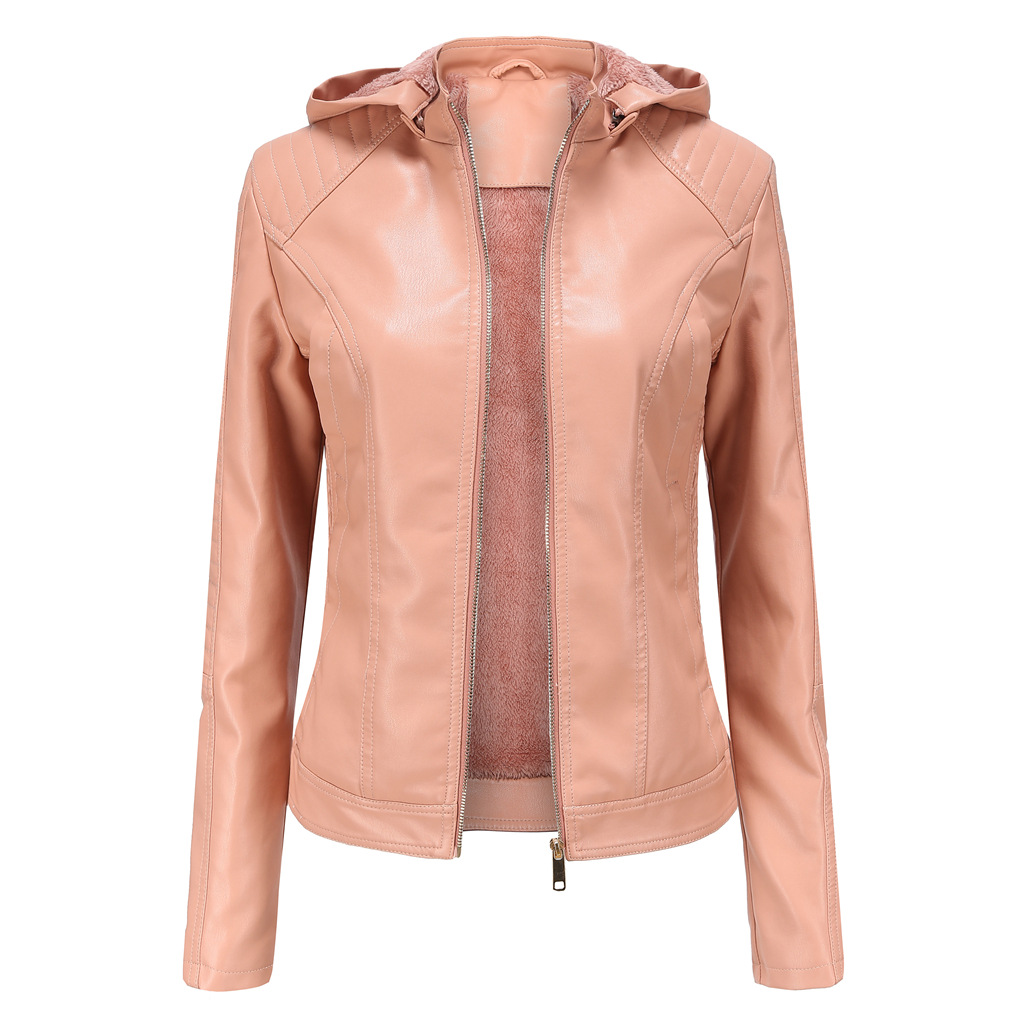 Veste cuir femme en PU - Ref 3447384 Image 6