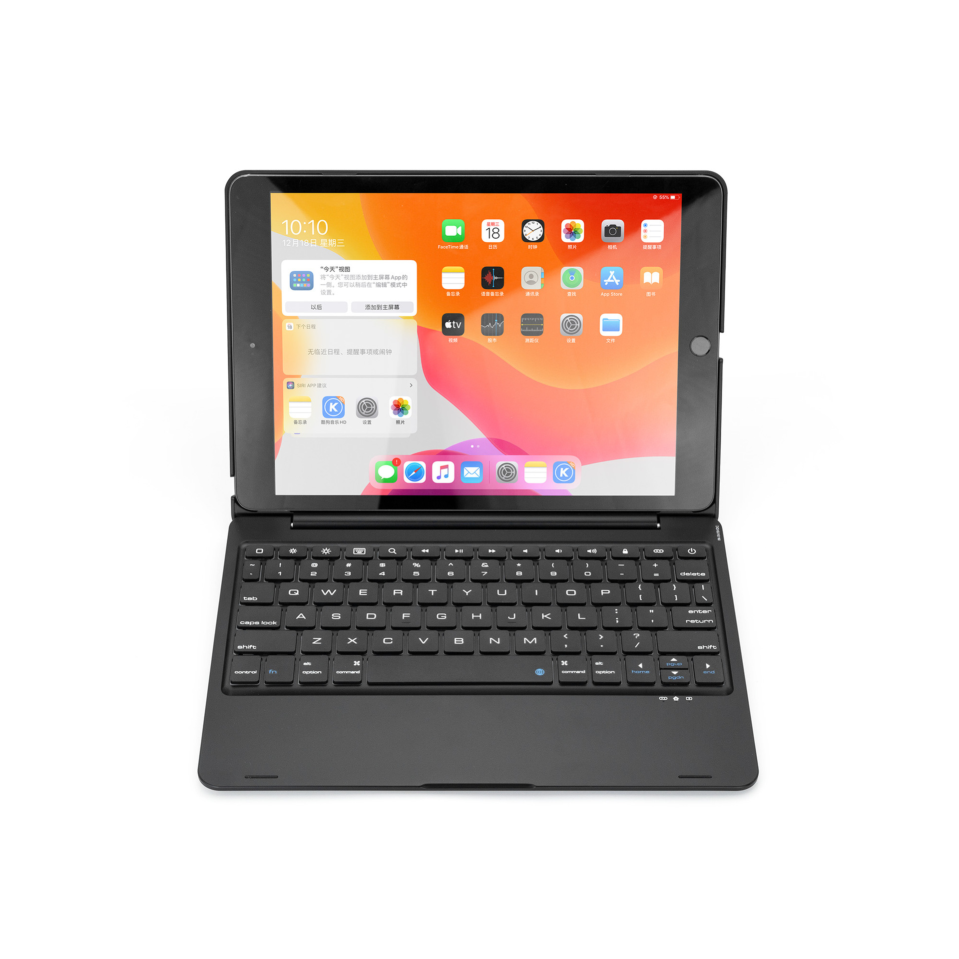 F102B currency 2019 ipad 10.2 &ipad pro 10.5 Clamshell wireless Bluetooth Keyboard ABS