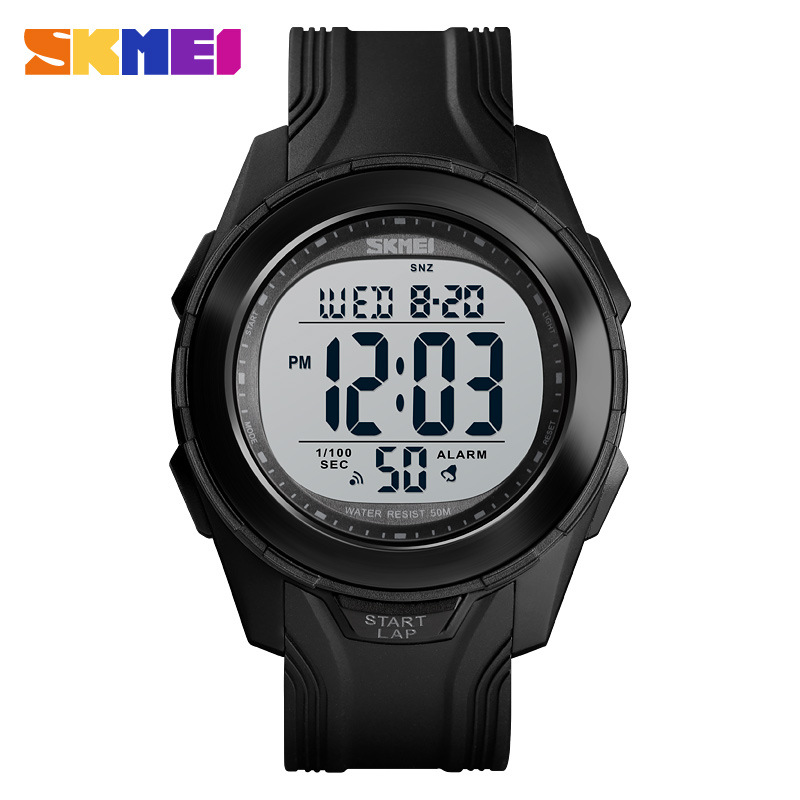Skmei estudiante deportes al aire libre pantalla digital reloj electrónico moda retroiluminación pareja nuevo reloj electrónico impermeable 1503