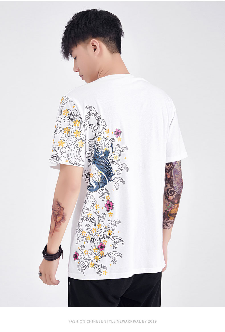 Koi Fish Design T-shirt
