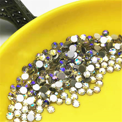 Rhinestones Nail Drill night star sky flat bottom diamond DIY accessories sky blue