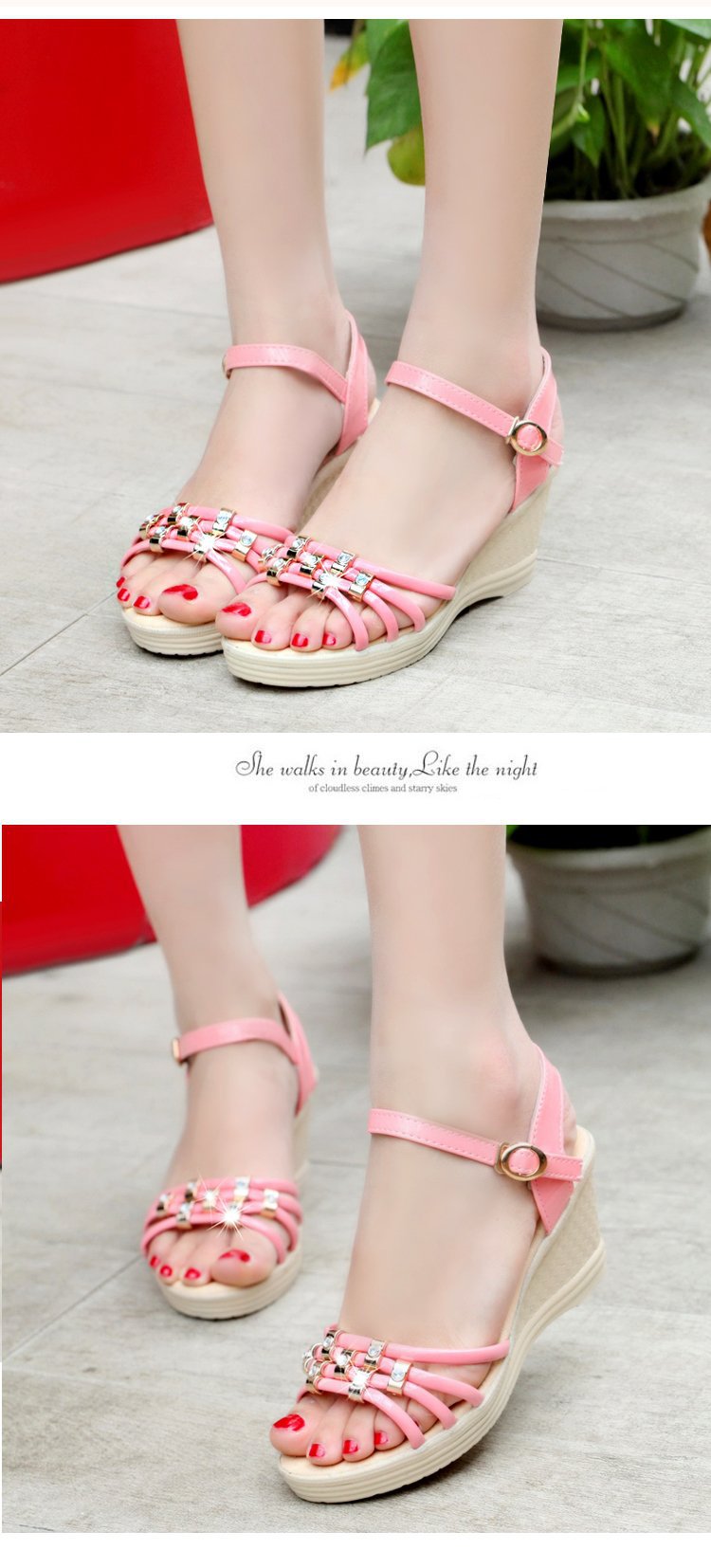 Chaussures été pour femme en Caoutchouc - Ref 3345475 Image 44