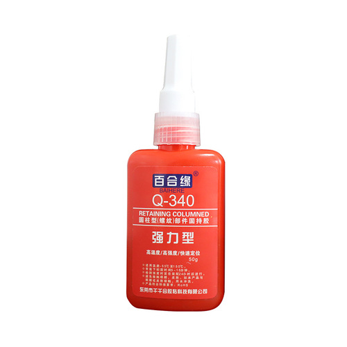 Transparent screw glue high strength thread sealing glue metal screw locking fastener 340 anaerobic adhesive wholesale