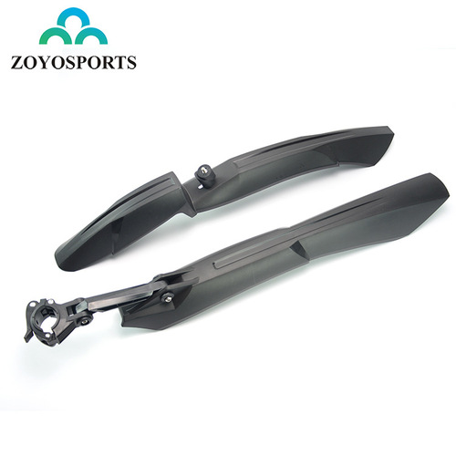 Bike Fender Mountain Bike Quick Release Plastic Fender 24-29 Inch Extended Riding Rain Guard