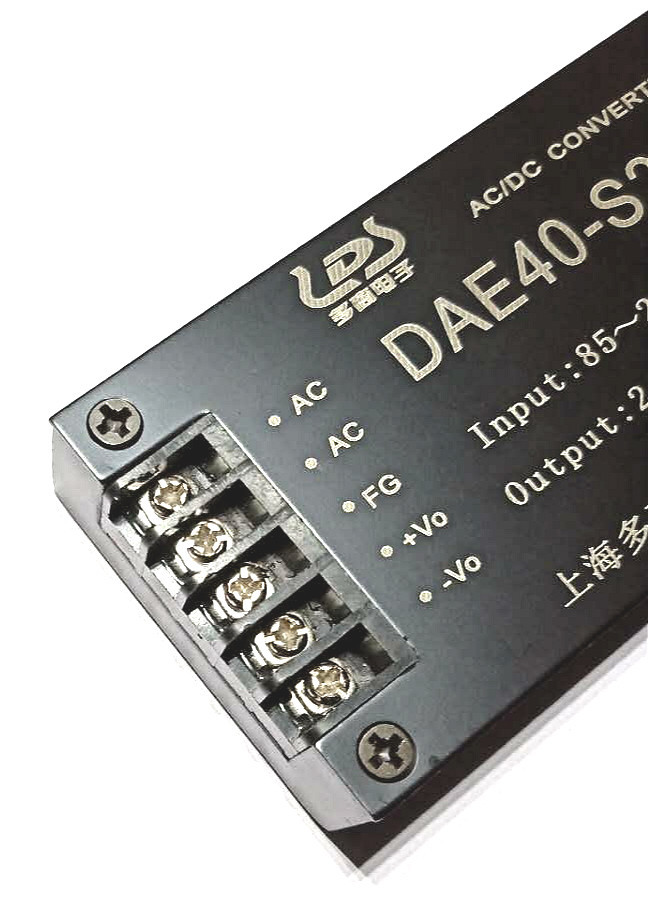 DAE40-S24w宽范围输入85-265VAC符合CE40W24V一体化开关电源模块