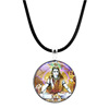 Accessory, necklace, pendant, suitable for import, with gem, India, wholesale