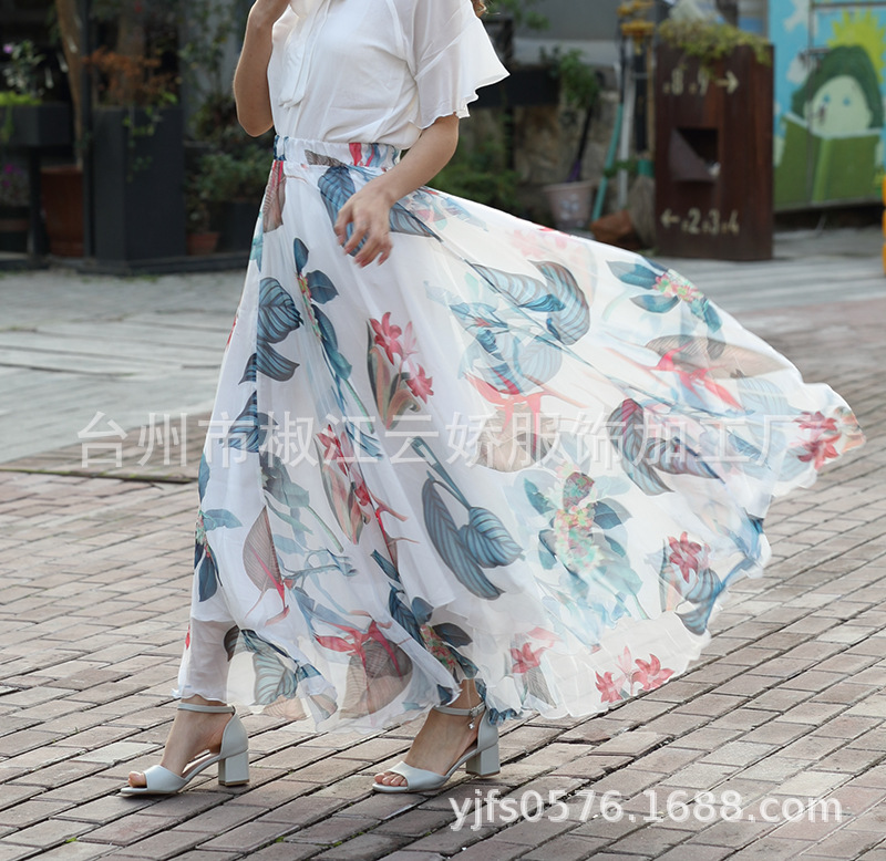 Jupe femme YUN JIAO ROSE en Mousseline - Ref 3329092 Image 17