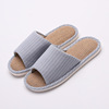 Slippers suitable for men and women indoor for beloved, non-slip cloth, 2022, cotton and linen