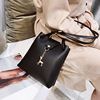 Summer small bag, trend one-shoulder bag, bag strap, pendant, 2018, suitable for import, wholesale