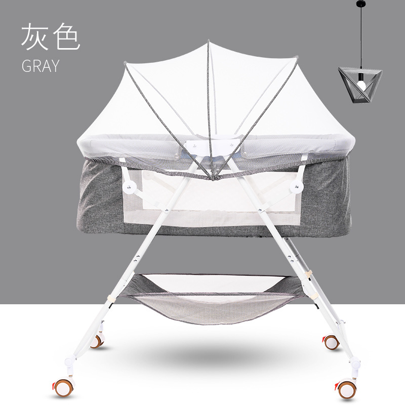 婴儿床儿新生可折叠摇篮床简易便携式多功能小bb床宝