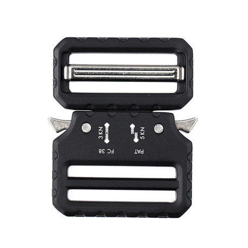 39mm Dual-Direction Adjustable Zinc Alloy Snapper Buckle Tactical Belt Metal Belt Clip Quick Release Buckle Hardware Pair