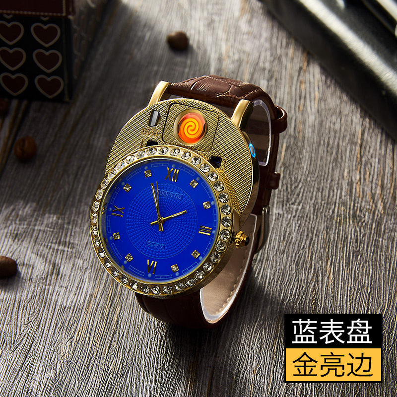 골드 엣지가 있는 블루 쉘