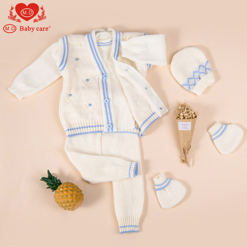 Set of Five Adorable Baby Sweater Outfits