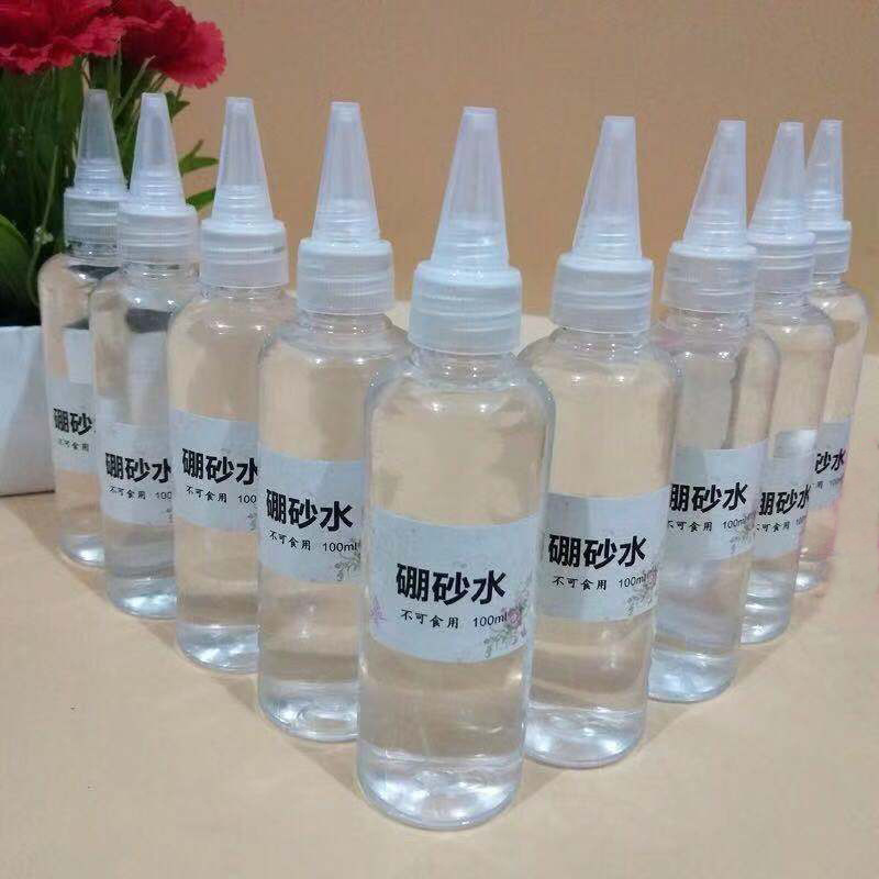 Slime special molding water 100ml borax water diy foaming glue crystal mud molding water manufacturers wholesale