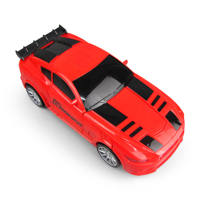 Nuevos niños deformación eléctrica coche luz música universal transformación robot modelo de coche puesto de venta caliente Juguetes