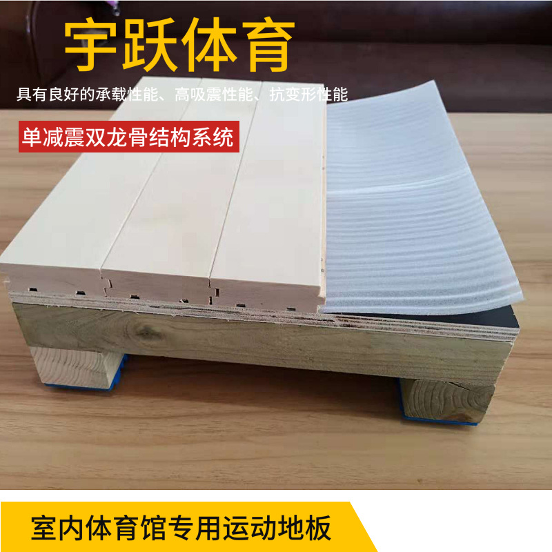 定制 体育馆运动场地专用运动木地板 河北实木篮球体育馆木地板|ms