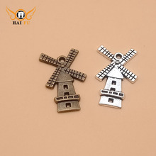DIY��Ʒ������ŷ糵��ͭɫ2�˽�����Ҽ�28*17MM��������