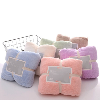 High density Coral Picture Sets of towels soft baby gift towel Bath towel Sets of towels water uptake hotel Sets of towels