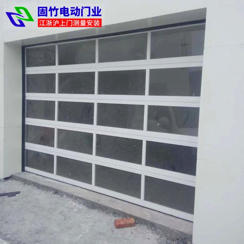 安装工业透视工业滑升门 汽车4S店车库快速电动滑升门 自动提升门