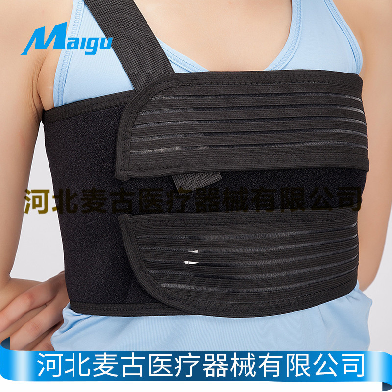 可调肋骨骨折固定带胸带康复胸椎绑带护具男女外翻带透气-阿里巴巴