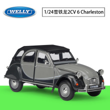 WELLY威利1:24雪铁龙CITROEN 2CV 6 Charleston仿真合金汽车模型