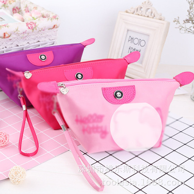 Direct selling Dumplings type Cosmetic waterproof Handbag Storage bag Cartoon lovely capacity Chain bag Wash bag