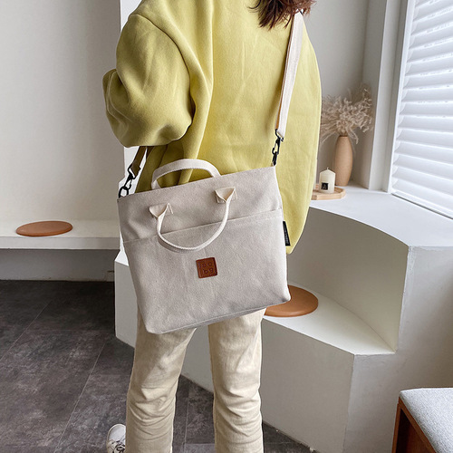 New women's large bag trendy  autumn and winter Korean version large capacity portable shoulder bag simple and versatile student crossbody bag