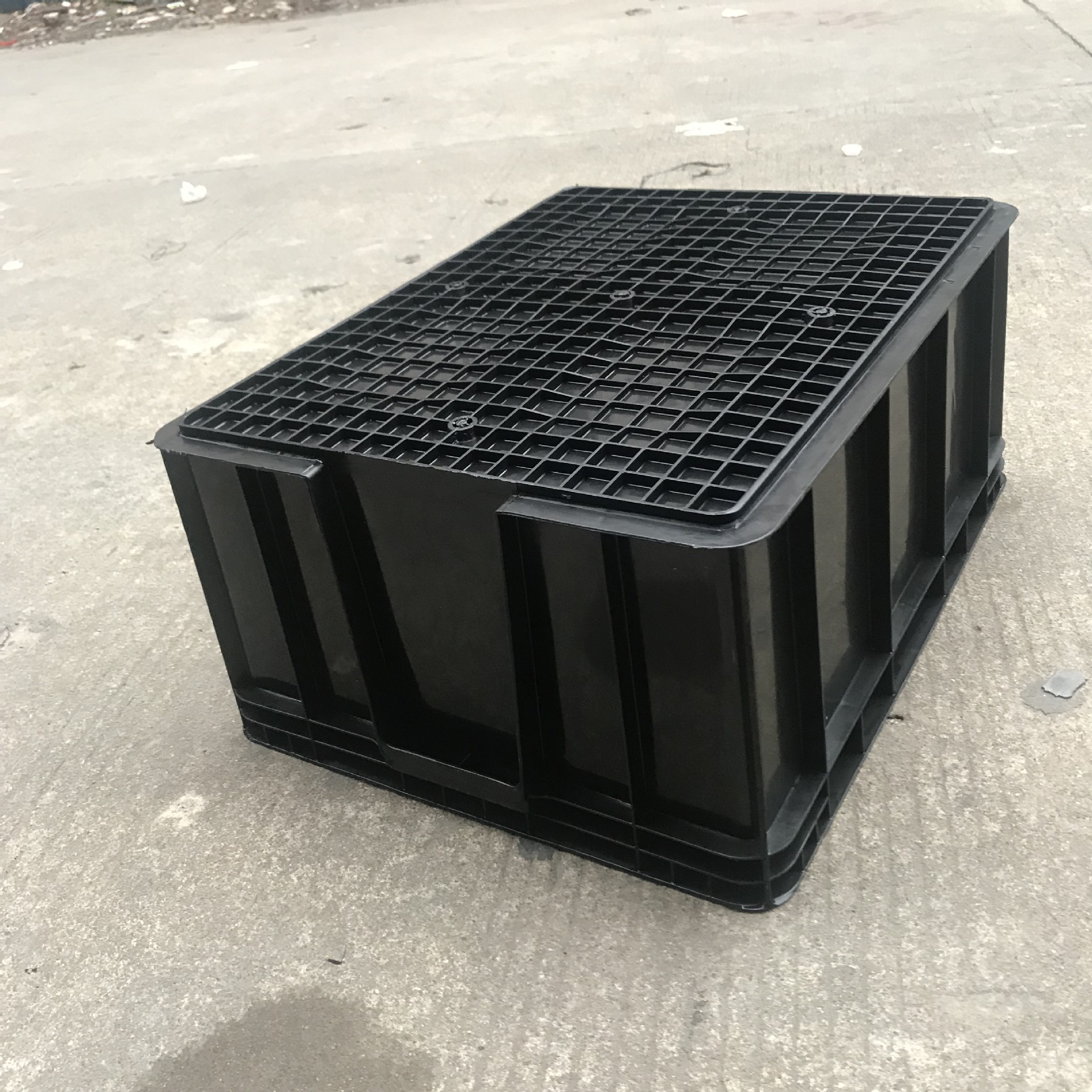 电子仪器塑胶防静电周转箱 大连市防静电周转胶框480*350*220