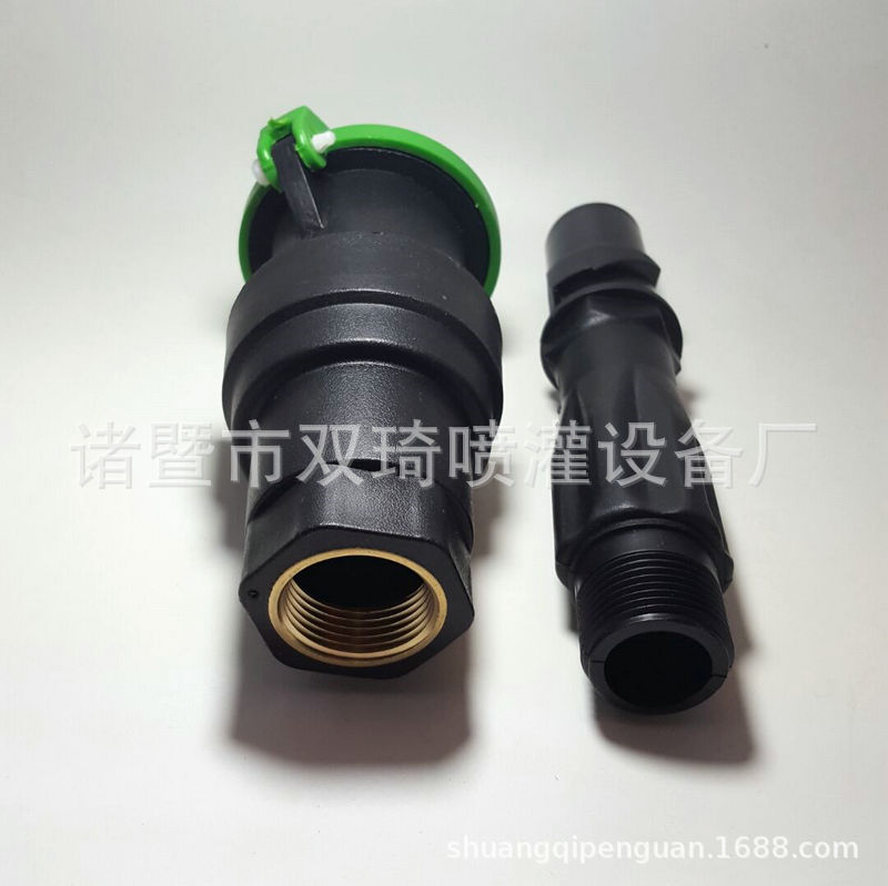 1寸取水阀园林地插地埋式铜口取水杆草坪绿化洗车快速取水器厂家