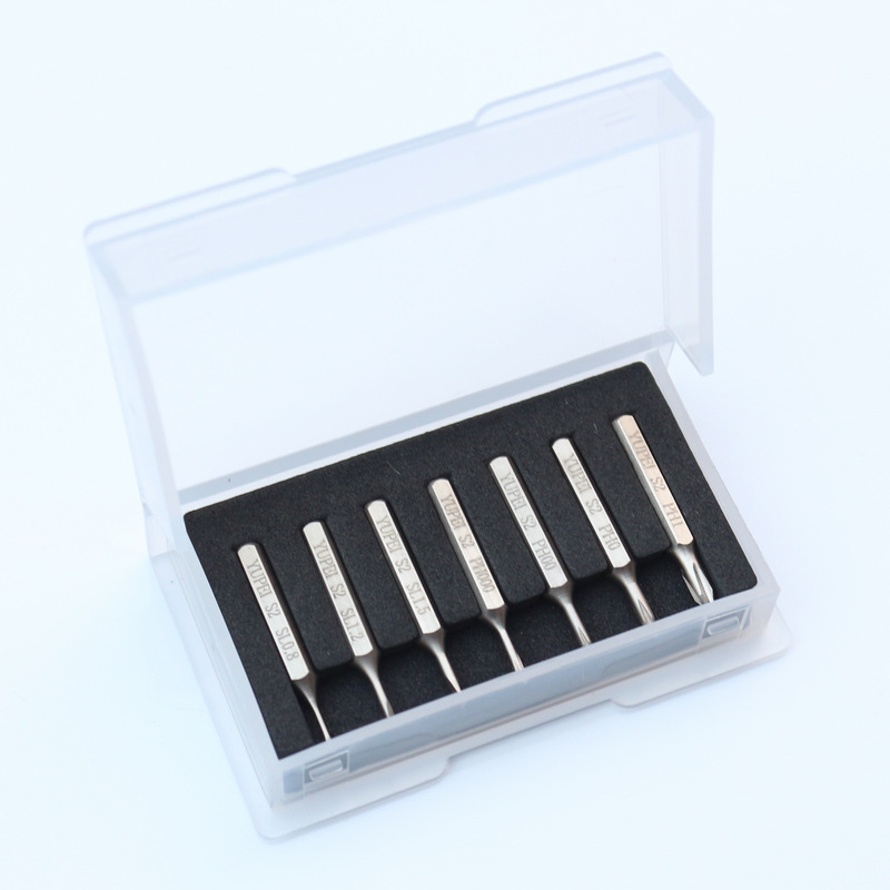 十字一字组合批头组 钟表 手表 拆机维修工具螺丝刀进口S2钢刀头