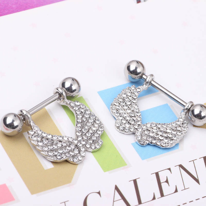 Labret piercing jewelry detail image