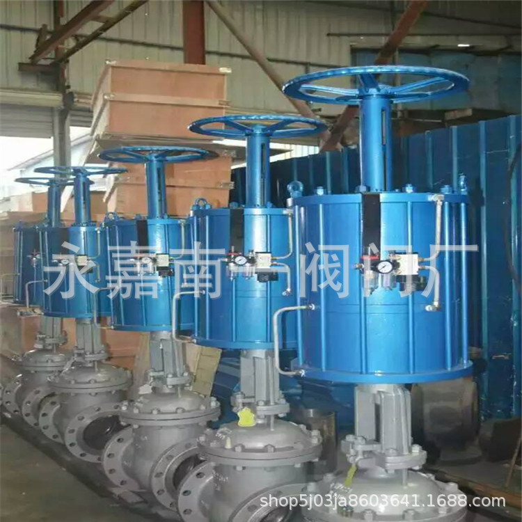 供应气动闸阀 Z641H/Y-16C DN65 铸钢WCB法兰闸阀