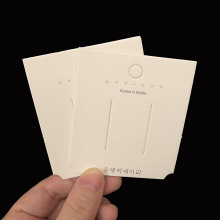 7*8cm韩版白色发夹卡纸korea纸卡diy包装材料方卡饰品发卡吊牌145
