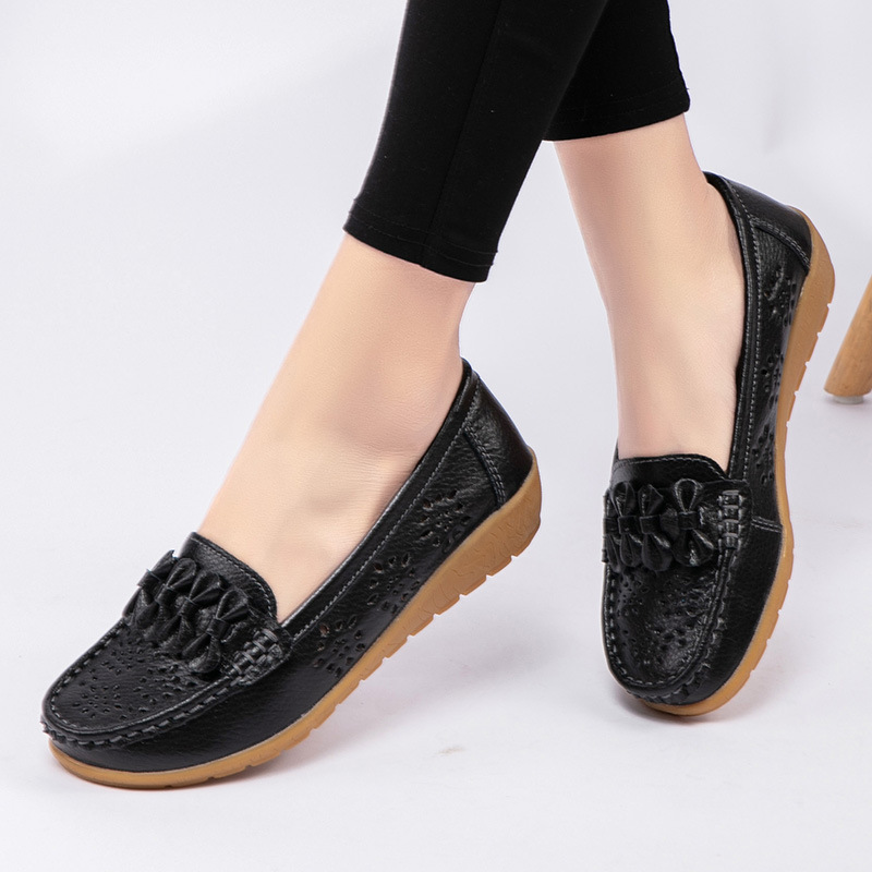 New  Shoes Comfortable Hollow Female Oxford Soles