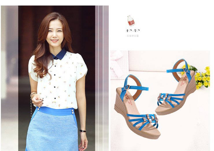 Chaussures été pour femme en Caoutchouc - Ref 3345475 Image 41