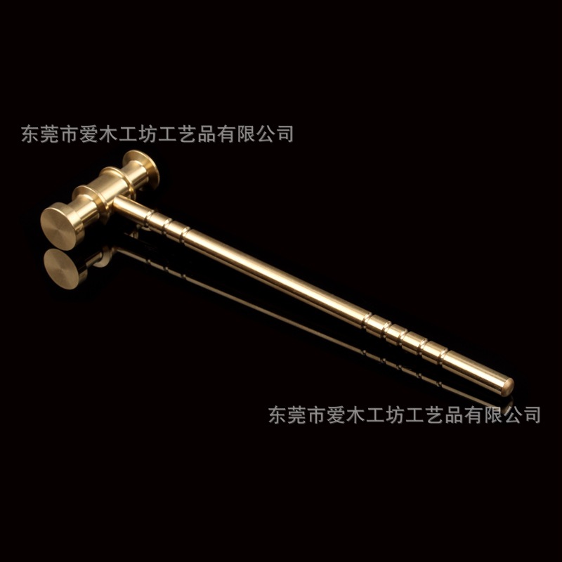 微型小锤黄铜锤钟表锤紫铜精密制造手工把玩经络锤敲打按摩68g-阿里巴巴
