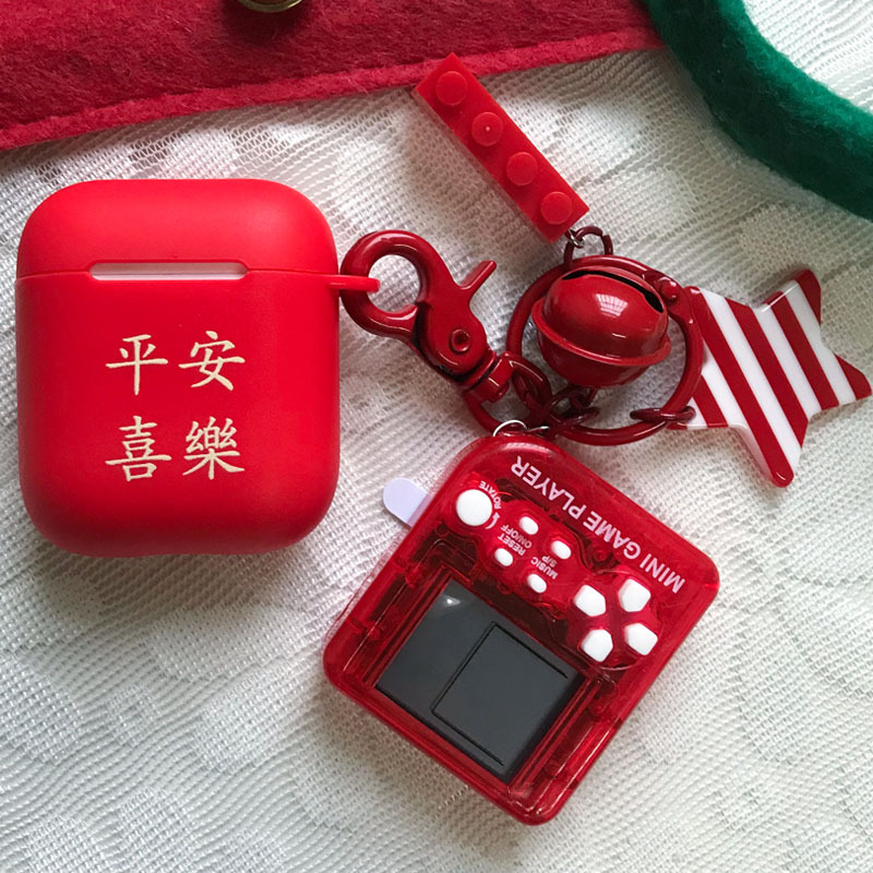 适用airpods保护套新年款苹果无线蓝牙耳机保护套tpu卡通耳机盒|ru