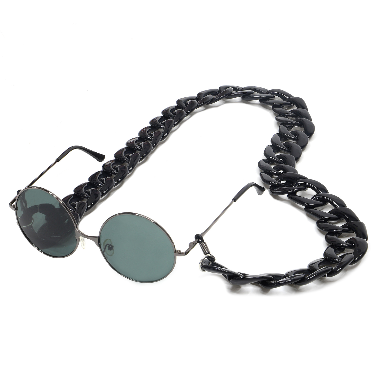 Fashion White String Environmental Protection Anti-skid Anti-lost Glasses Chain display picture 2