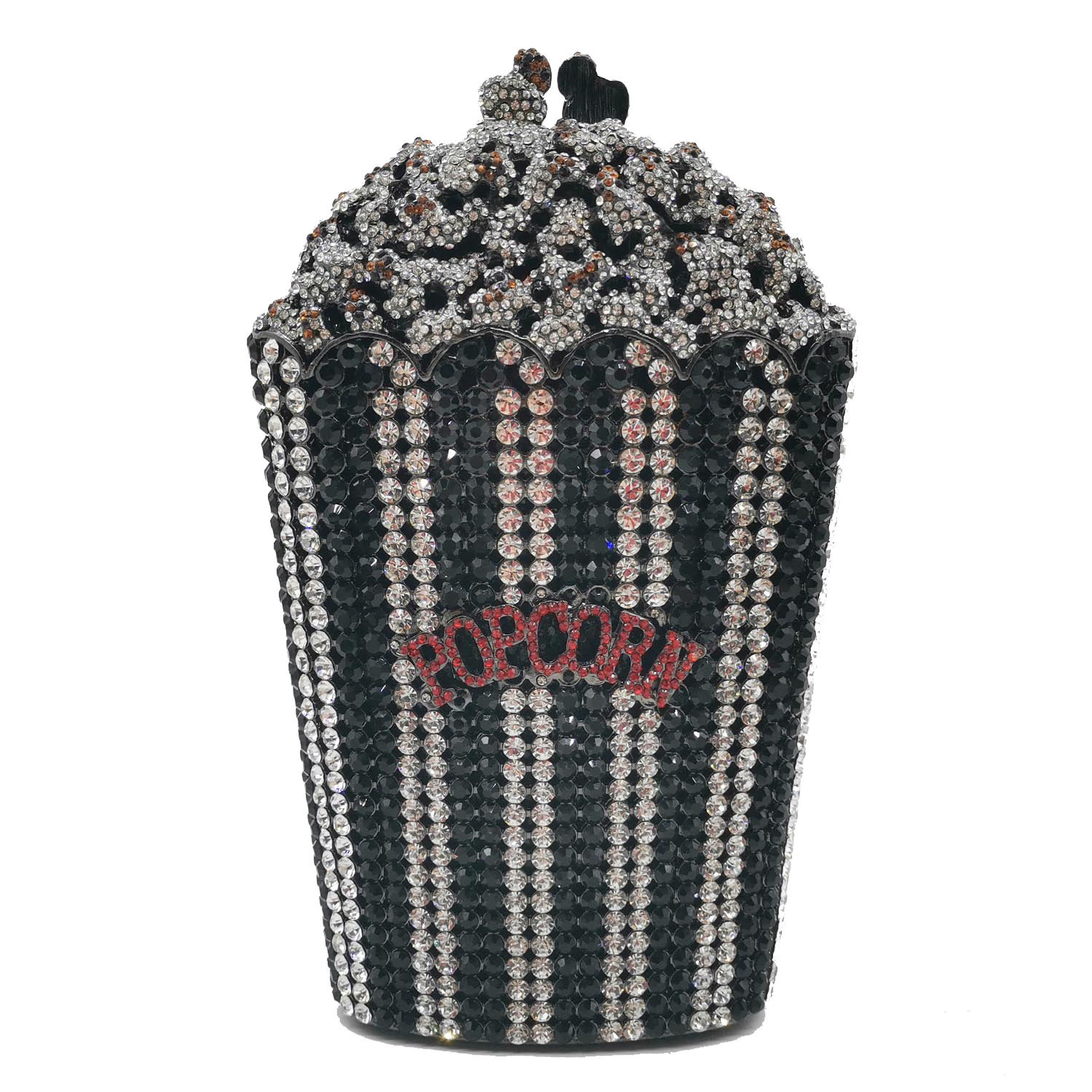 Fashion Women's Bag New Dinner Bag Popcorn Party Bag Rhinestone Clutch Bag Wholesale display picture 1