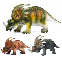 跨境恐龙模型玩具实心塑胶剑龙美甲龙三角龙戟龙食草恐龙玩具手办