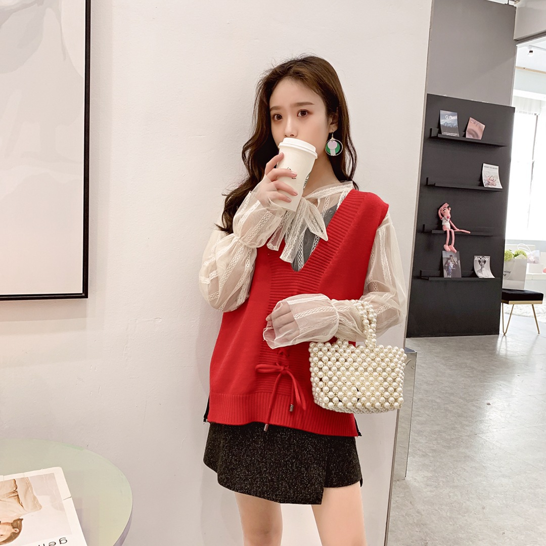 Gilet femme en Mélange de fibres chimiques - Ref 3316527 Image 37