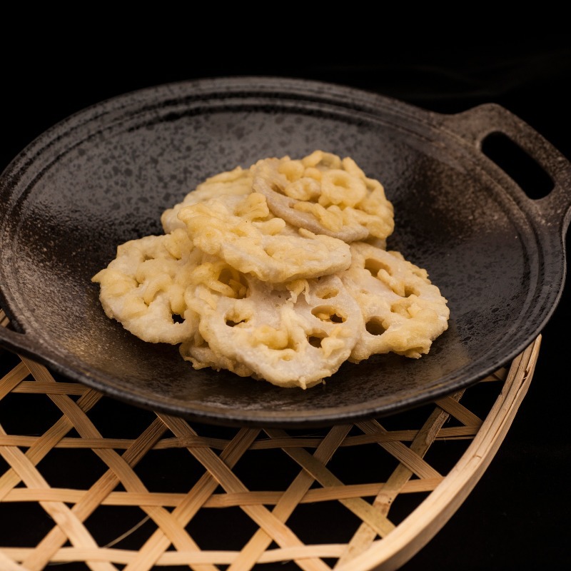 新款天婦羅脆皮藕片 油炸美食小吃冷凍半成品香脆藕片