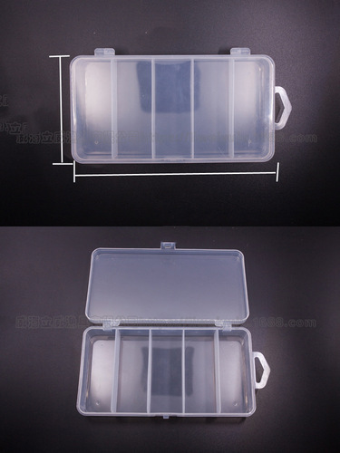 Spinning Box Five-Grid Lure Kit Lure Single Layer Box Spinning Tackle Box Fishing Gear Box Bait Accessories Storage Box