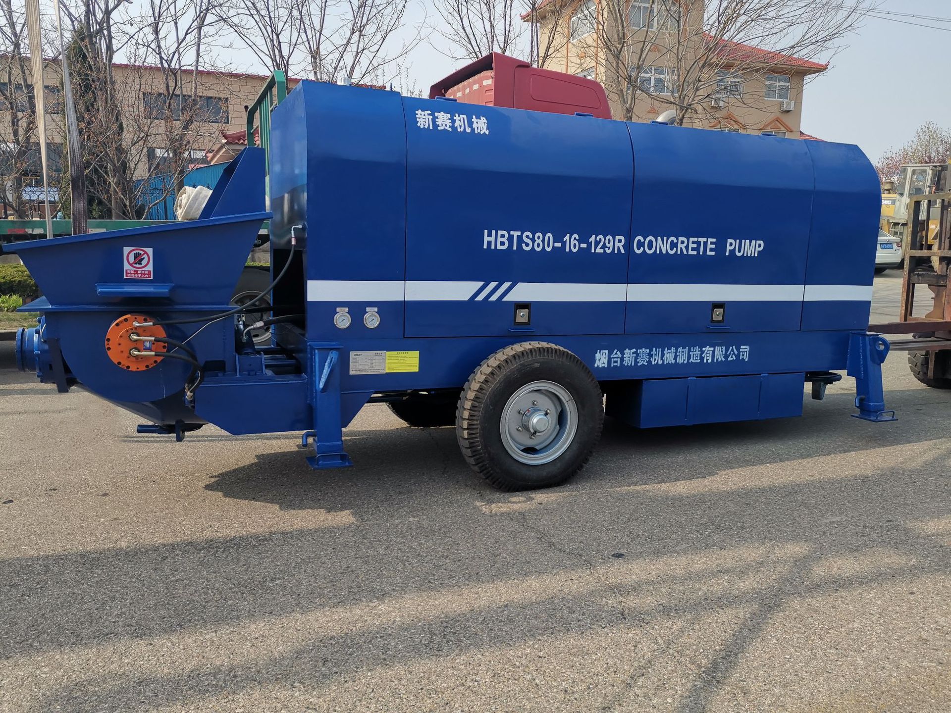 80型混凝土输送泵 高压16兆帕 80柴油泵 道依茨柴油机泵 HBTS80